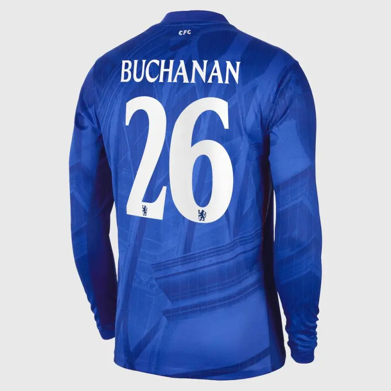 Chelsea chelsea cup nike home stadium langarmtrikot 2025-26 mit buchanan 26-aufdruck Trikot - Exklusive Chelsea Fußballbekleidung Chelsea chelsea cup nike home stadium langarmtrikot 2025-26 mit buchanan 26-aufdruck Trikot - Exklusive Chelsea Fußballbekleidung