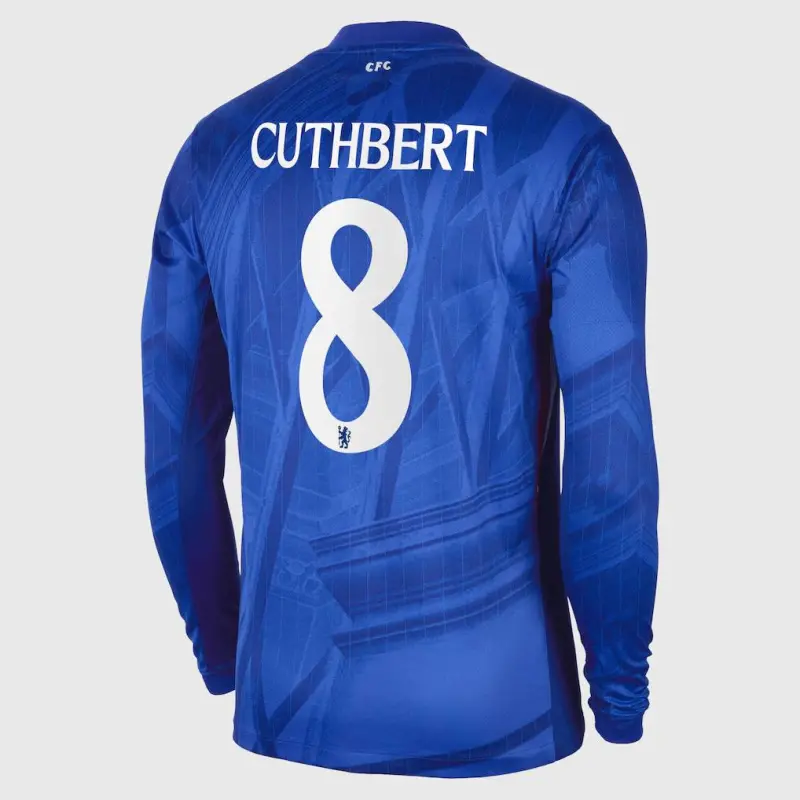 Chelsea chelsea cup nike home stadium langarmtrikot 2025-26 mit cuthbert 8-aufdruck Trikot - Exklusive Chelsea Fußballbekleidung Chelsea chelsea cup nike home stadium langarmtrikot 2025-26 mit cuthbert 8-aufdruck Trikot - Exklusive Chelsea Fußballbekleidung