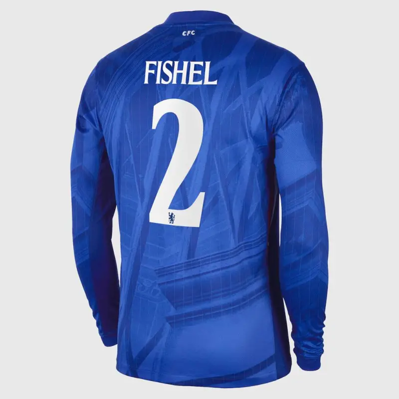 Chelsea chelsea cup nike home stadium langarmtrikot 2025-26 mit fishel 2-aufdruck Trikot - Exklusive Chelsea Fußballbekleidung Chelsea chelsea cup nike home stadium langarmtrikot 2025-26 mit fishel 2-aufdruck Trikot - Exklusive Chelsea Fußballbekleidung