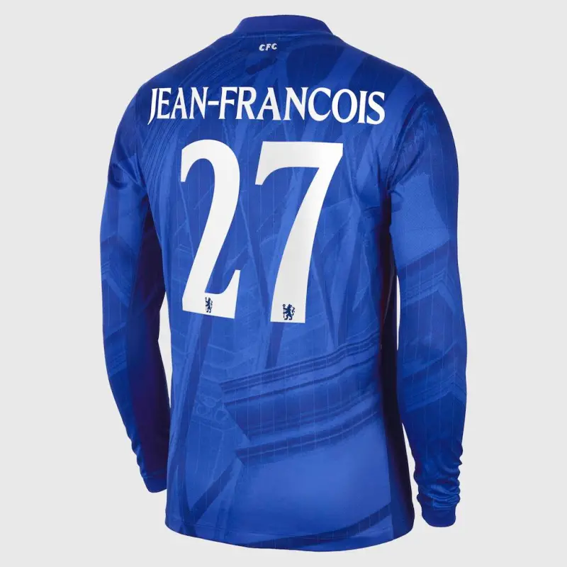 Chelsea chelsea cup nike home stadium langarmtrikot 2025-26 mit jean-francois 27-aufdruck Trikot - Exklusive Chelsea Fußballbekleidung Chelsea chelsea cup nike home stadium langarmtrikot 2025-26 mit jean-francois 27-aufdruck Trikot - Exklusive Chelsea Fußballbekleidung