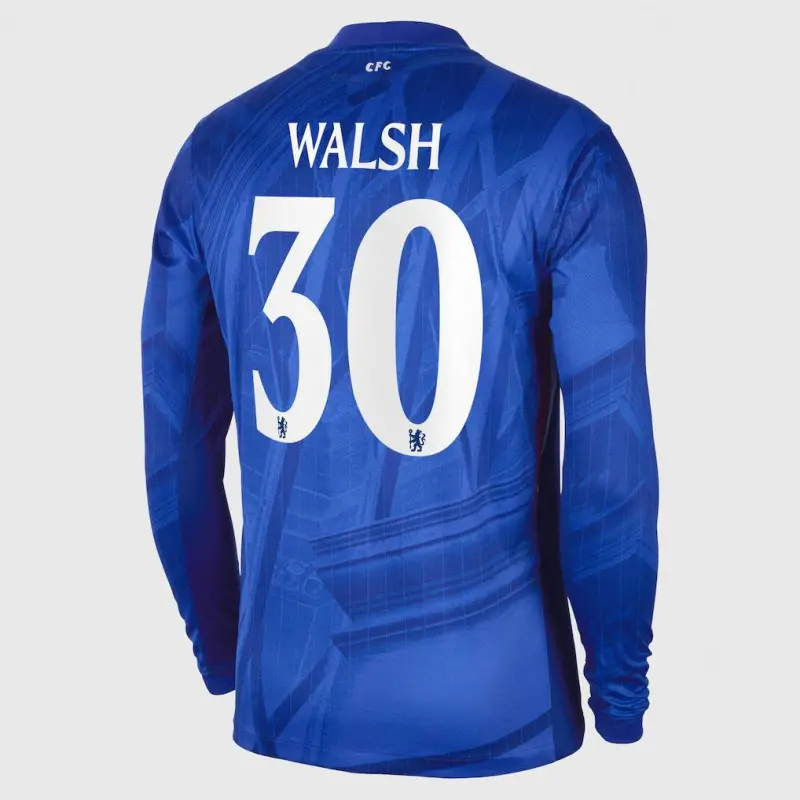 Chelsea chelsea cup nike stadium home langarmtrikot 2025-26 mit walsh 30-aufdruck Trikot - Exklusive Chelsea Fußballbekleidung Chelsea chelsea cup nike stadium home langarmtrikot 2025-26 mit walsh 30-aufdruck Trikot - Exklusive Chelsea Fußballbekleidung