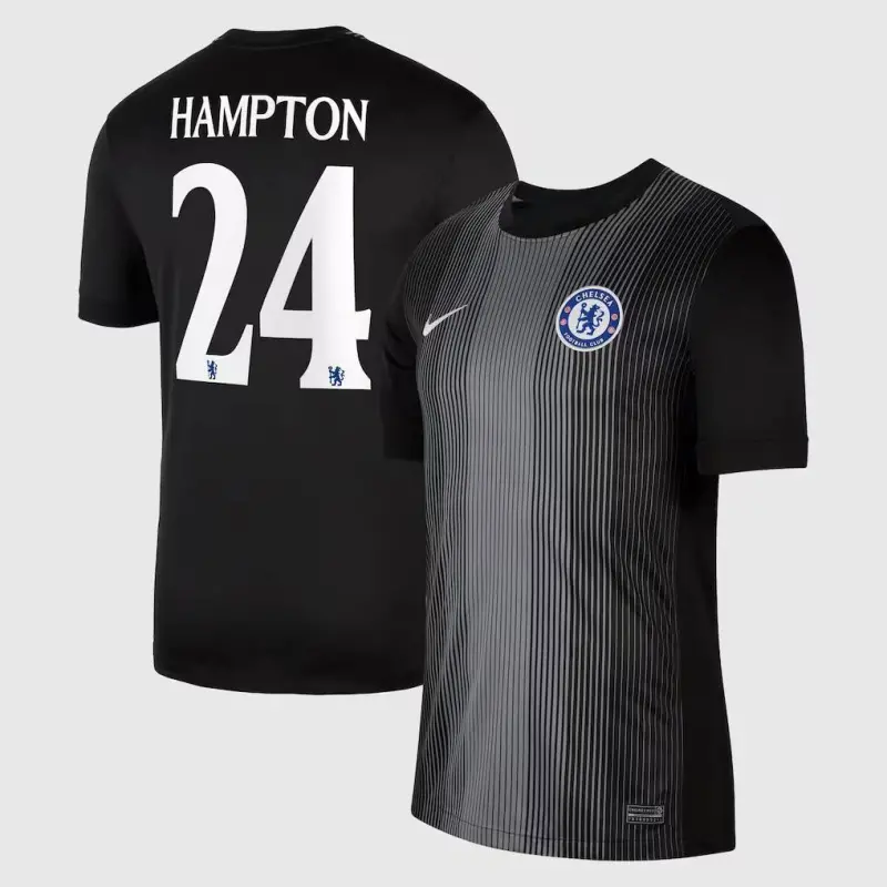 Chelsea chelsea cup nike torwart-stadiontrikot 2025-26 – jugendliche mit hampton 24-aufdruck Trikot - Exklusive Chelsea Fußballbekleidung