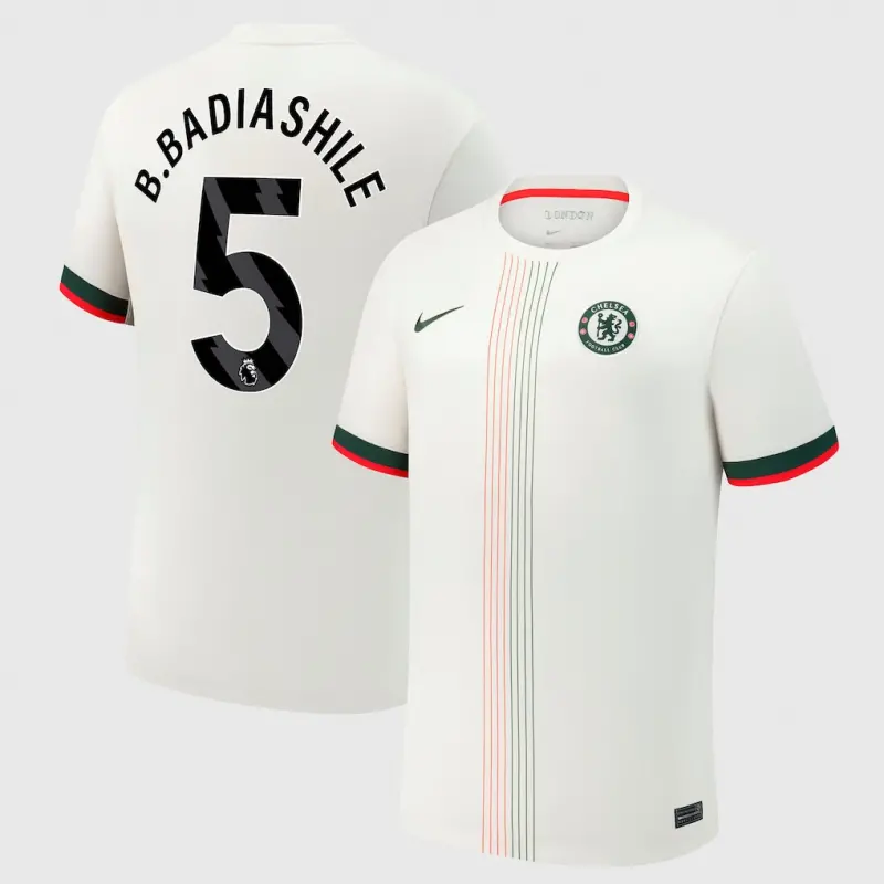 Chelsea chelsea nike auswärtsstadiontrikot 2025-26 mit b. badiashile 5-aufdruck Trikot - Exklusive Chelsea Fußballbekleidung