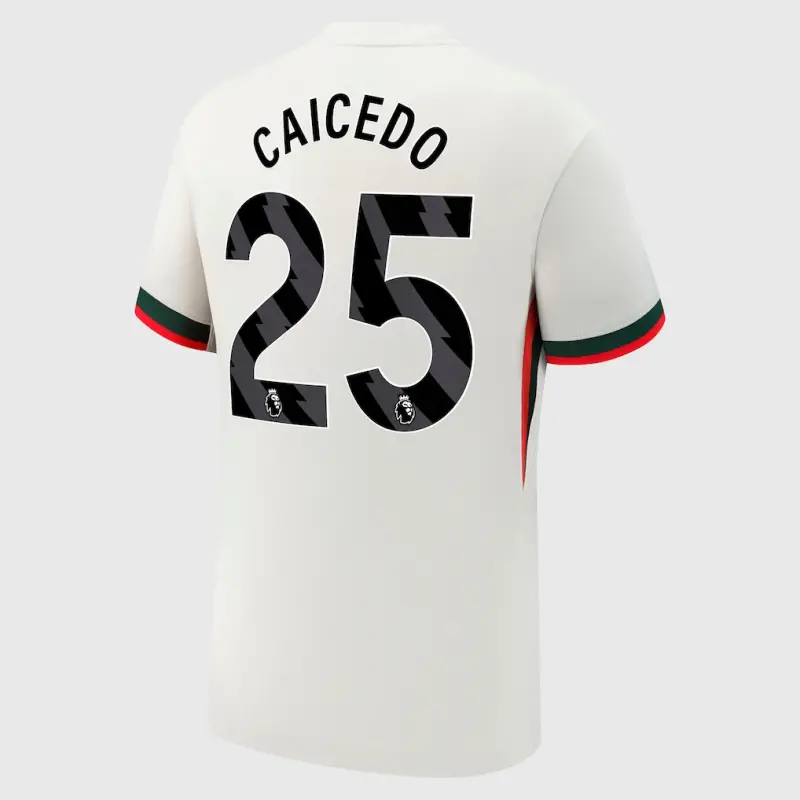 Chelsea chelsea nike auswärtsstadiontrikot 2025-26 mit caicedo 25-aufdruck Trikot - Exklusive Chelsea Fußballbekleidung Chelsea chelsea nike auswärtsstadiontrikot 2025-26 mit caicedo 25-aufdruck Trikot - Exklusive Chelsea Fußballbekleidung