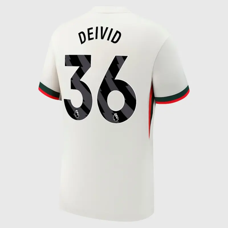 Chelsea chelsea nike auswärtsstadiontrikot 2025-26 mit deivid 36-aufdruck Trikot - Exklusive Chelsea Fußballbekleidung Chelsea chelsea nike auswärtsstadiontrikot 2025-26 mit deivid 36-aufdruck Trikot - Exklusive Chelsea Fußballbekleidung