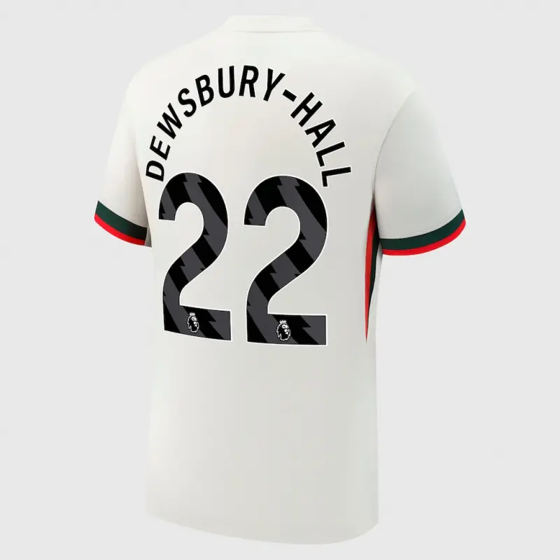 Chelsea chelsea nike auswärtsstadiontrikot 2025-26 mit dewsbury-hall 22-aufdruck Trikot - Exklusive Chelsea Fußballbekleidung Chelsea chelsea nike auswärtsstadiontrikot 2025-26 mit dewsbury-hall 22-aufdruck Trikot - Exklusive Chelsea Fußballbekleidung