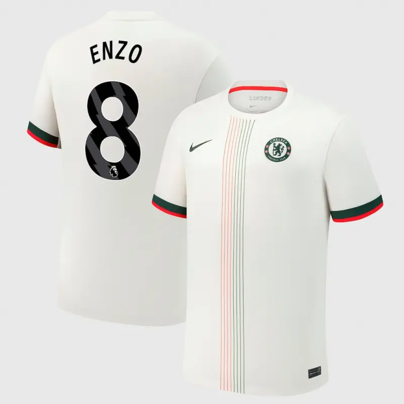 Chelsea chelsea nike auswärtsstadiontrikot 2025-26 mit enzo 8-aufdruck Trikot - Exklusive Chelsea Fußballbekleidung