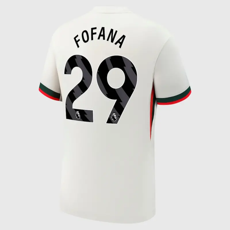 Chelsea chelsea nike auswärtsstadiontrikot 2025-26 mit fofana 29-aufdruck Trikot - Exklusive Chelsea Fußballbekleidung Chelsea chelsea nike auswärtsstadiontrikot 2025-26 mit fofana 29-aufdruck Trikot - Exklusive Chelsea Fußballbekleidung