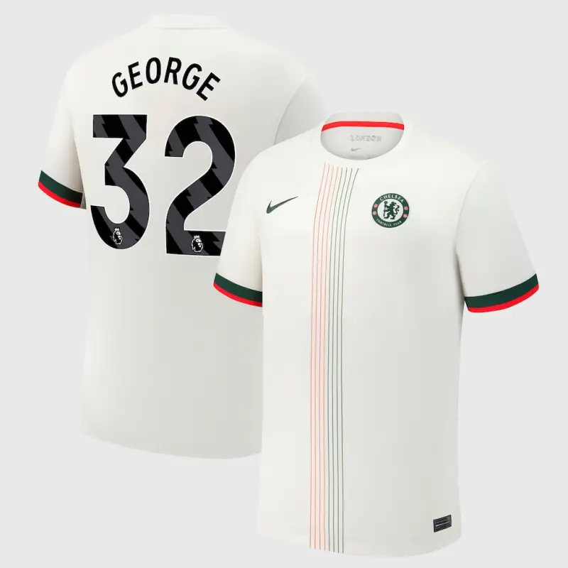 Chelsea chelsea nike auswärtsstadiontrikot 2025-26 mit george 32-aufdruck Trikot - Exklusive Chelsea Fußballbekleidung