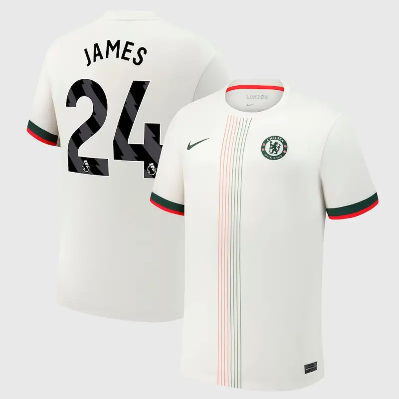 Chelsea chelsea nike auswärtsstadiontrikot 2025-26 mit james 24-aufdruck Trikot - Exklusive Chelsea Fußballbekleidung