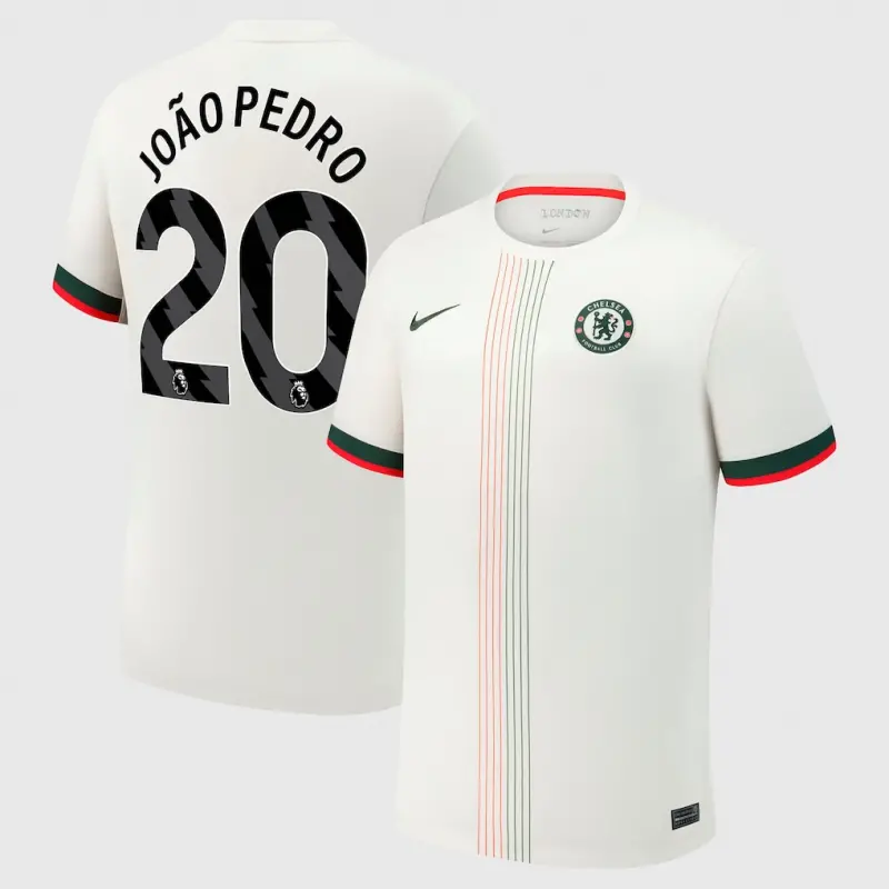 Chelsea chelsea nike auswärtsstadiontrikot 2025-26 mit joão pedro 20-aufdruck Trikot - Exklusive Chelsea Fußballbekleidung