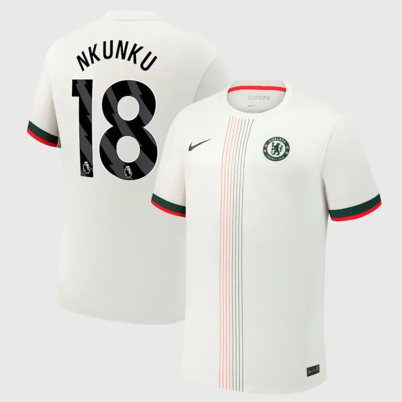 Chelsea chelsea nike auswärtsstadiontrikot 2025-26 mit nkunku 18-aufdruck Trikot - Exklusive Chelsea Fußballbekleidung