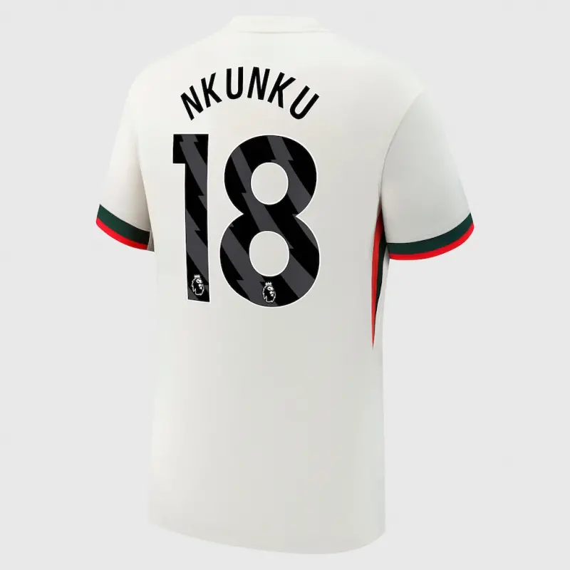 Chelsea chelsea nike auswärtsstadiontrikot 2025-26 mit nkunku 18-aufdruck Trikot - Exklusive Chelsea Fußballbekleidung Chelsea chelsea nike auswärtsstadiontrikot 2025-26 mit nkunku 18-aufdruck Trikot - Exklusive Chelsea Fußballbekleidung