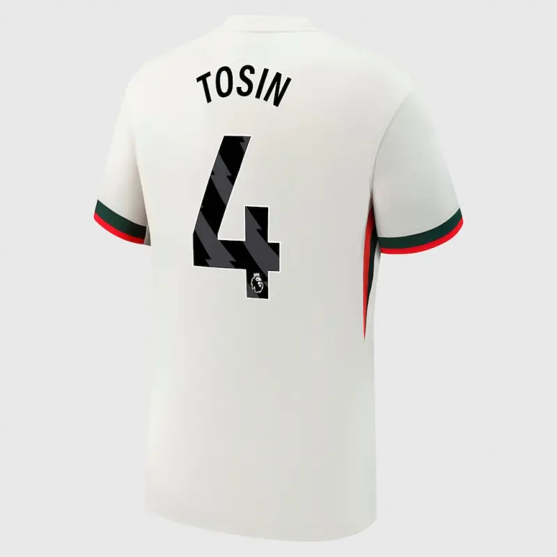 Chelsea chelsea nike auswärtsstadiontrikot 2025-26 mit tosin 4-aufdruck Trikot - Exklusive Chelsea Fußballbekleidung Chelsea chelsea nike auswärtsstadiontrikot 2025-26 mit tosin 4-aufdruck Trikot - Exklusive Chelsea Fußballbekleidung