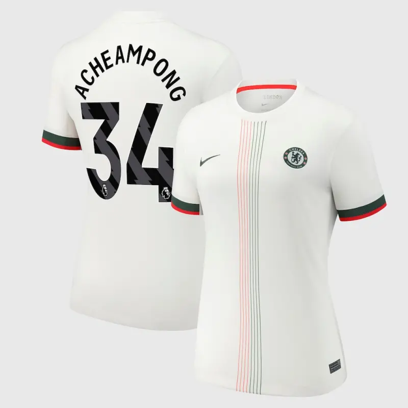 Chelsea chelsea nike auswärtsstadiontrikot 2025-26 – damen mit acheampong 34-aufdruck Trikot - Exklusive Chelsea Fußballbekleidung