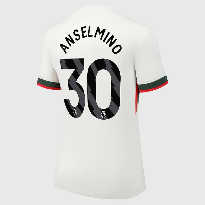Chelsea chelsea nike auswärtsstadiontrikot 2025-26 – damen mit anselmino 30-aufdruck Trikot - Exklusive Chelsea Fußballbekleidung Chelsea chelsea nike auswärtsstadiontrikot 2025-26 – damen mit anselmino 30-aufdruck Trikot - Exklusive Chelsea Fußballbekleidung