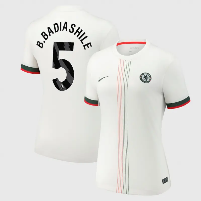 Chelsea chelsea nike auswärtsstadiontrikot 2025-26 – damen mit b. badiashile 5-aufdruck Trikot - Exklusive Chelsea Fußballbekleidung