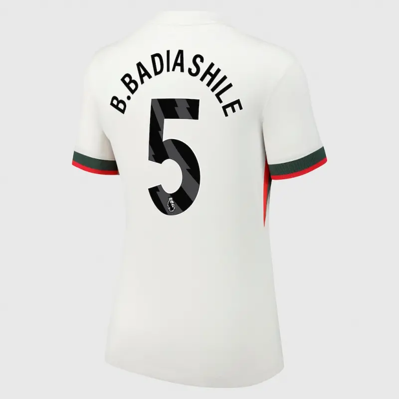 Chelsea chelsea nike auswärtsstadiontrikot 2025-26 – damen mit b. badiashile 5-aufdruck Trikot - Exklusive Chelsea Fußballbekleidung Chelsea chelsea nike auswärtsstadiontrikot 2025-26 – damen mit b. badiashile 5-aufdruck Trikot - Exklusive Chelsea Fußballbekleidung