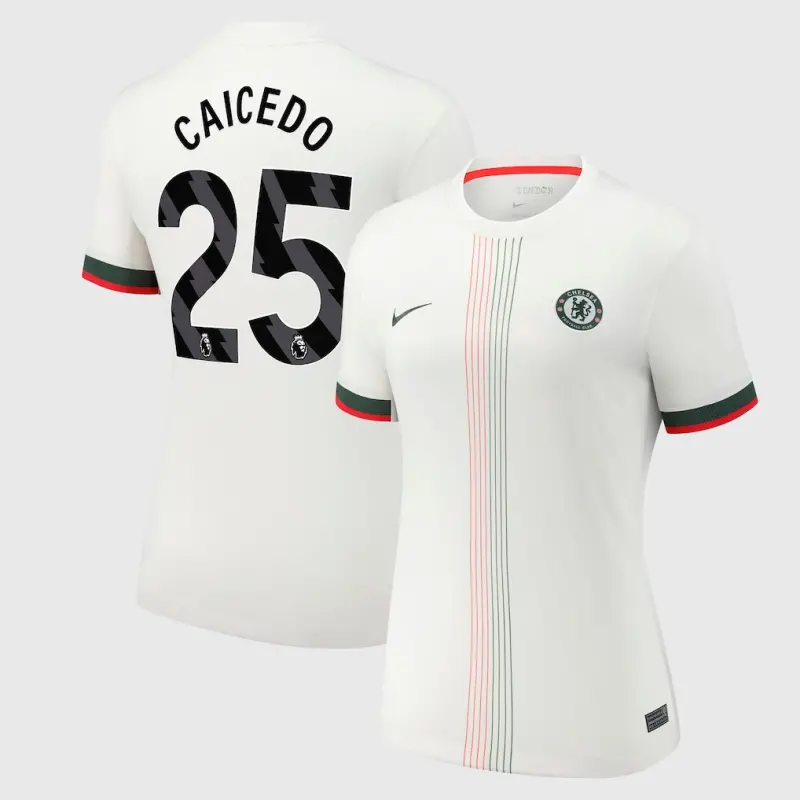 Chelsea chelsea nike auswärtsstadiontrikot 2025-26 – damen mit caicedo 25-aufdruck Trikot - Exklusive Chelsea Fußballbekleidung