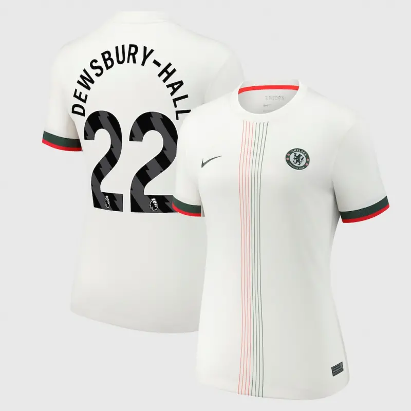 Chelsea chelsea nike auswärtsstadiontrikot 2025-26 – damen mit dewsbury-hall 22-aufdruck Trikot - Exklusive Chelsea Fußballbekleidung