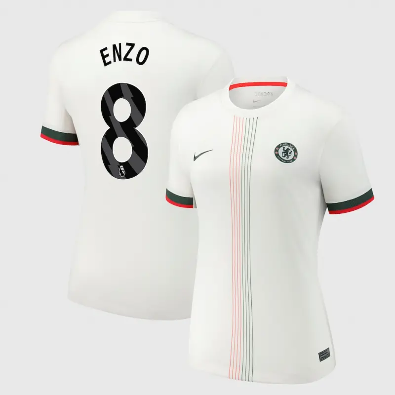 Chelsea chelsea nike auswärtsstadiontrikot 2025-26 – damen mit enzo 8-aufdruck Trikot - Exklusive Chelsea Fußballbekleidung