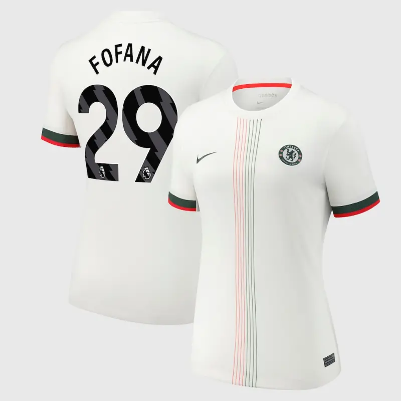 Chelsea chelsea nike auswärtsstadiontrikot 2025-26 – damen mit fofana 29-aufdruck Trikot - Exklusive Chelsea Fußballbekleidung