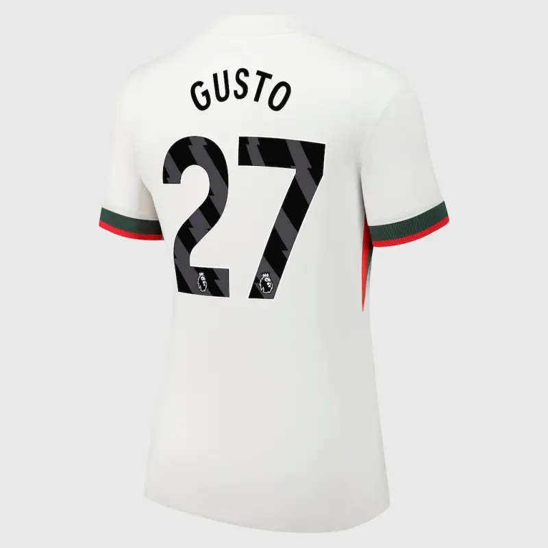 Chelsea chelsea nike auswärtsstadiontrikot 2025-26 – damen mit gusto 27-aufdruck Trikot - Exklusive Chelsea Fußballbekleidung Chelsea chelsea nike auswärtsstadiontrikot 2025-26 – damen mit gusto 27-aufdruck Trikot - Exklusive Chelsea Fußballbekleidung