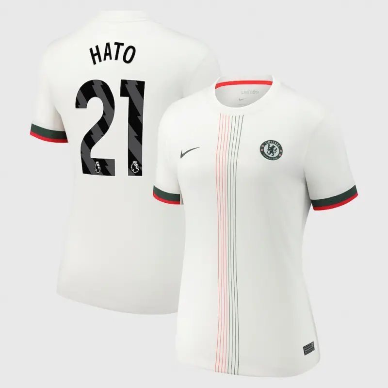 Chelsea chelsea nike auswärtsstadiontrikot 2025-26 – damen mit hato 21-aufdruck Trikot - Exklusive Chelsea Fußballbekleidung