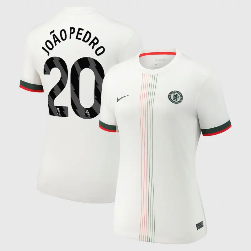Chelsea chelsea nike auswärtsstadiontrikot 2025-26 – damen mit joão pedro 20-aufdruck Trikot - Exklusive Chelsea Fußballbekleidung