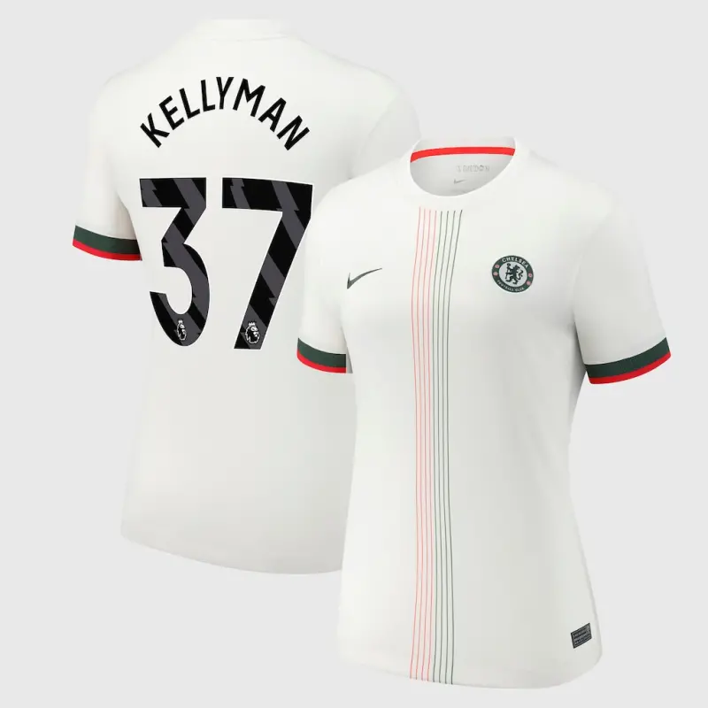 Chelsea chelsea nike auswärtsstadiontrikot 2025-26 – damen mit kellyman 37-aufdruck Trikot - Exklusive Chelsea Fußballbekleidung