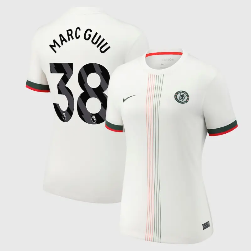 Chelsea chelsea nike auswärtsstadiontrikot 2025-26 – damen mit marc guiu 38-aufdruck Trikot - Exklusive Chelsea Fußballbekleidung