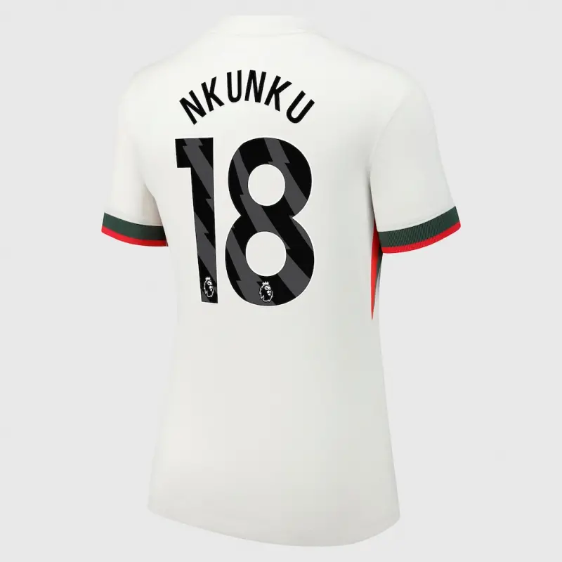 Chelsea chelsea nike auswärtsstadiontrikot 2025-26 – damen mit nkunku 18-aufdruck Trikot - Exklusive Chelsea Fußballbekleidung Chelsea chelsea nike auswärtsstadiontrikot 2025-26 – damen mit nkunku 18-aufdruck Trikot - Exklusive Chelsea Fußballbekleidung