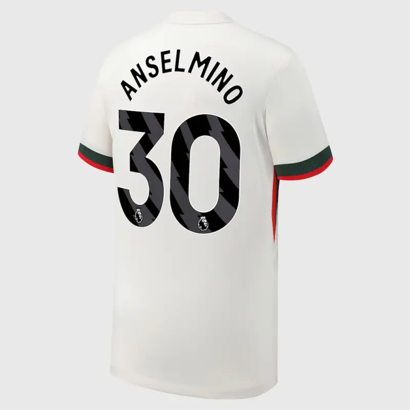 Chelsea chelsea nike auswärtsstadiontrikot 2025-26 – jugendliche mit anselmino 30-aufdruck Trikot - Exklusive Chelsea Fußballbekleidung Chelsea chelsea nike auswärtsstadiontrikot 2025-26 – jugendliche mit anselmino 30-aufdruck Trikot - Exklusive Chelsea Fußballbekleidung
