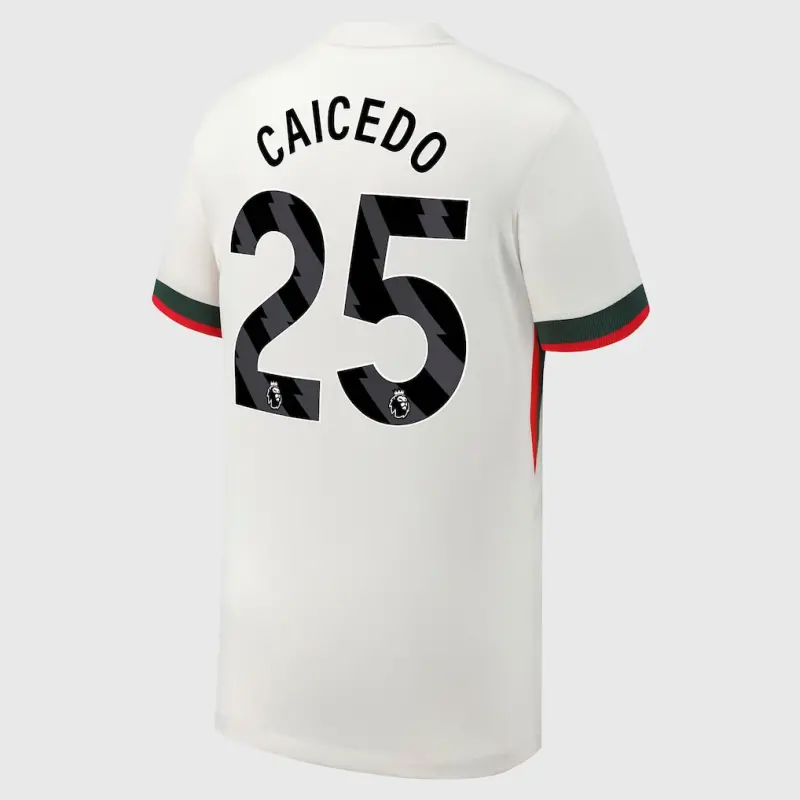 Chelsea chelsea nike auswärtsstadiontrikot 2025-26 – jugendliche mit caicedo 25-aufdruck Trikot - Exklusive Chelsea Fußballbekleidung Chelsea chelsea nike auswärtsstadiontrikot 2025-26 – jugendliche mit caicedo 25-aufdruck Trikot - Exklusive Chelsea Fußballbekleidung