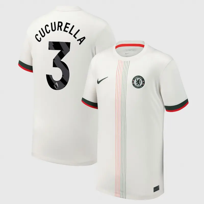 Chelsea chelsea nike auswärtsstadiontrikot 2025-26 – jugendliche mit cucurella 3-aufdruck Trikot - Exklusive Chelsea Fußballbekleidung