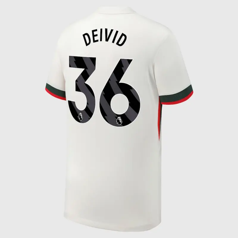 Chelsea chelsea nike auswärtsstadiontrikot 2025-26 – jugendliche mit deivid 36-aufdruck Trikot - Exklusive Chelsea Fußballbekleidung Chelsea chelsea nike auswärtsstadiontrikot 2025-26 – jugendliche mit deivid 36-aufdruck Trikot - Exklusive Chelsea Fußballbekleidung