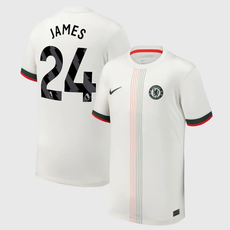 Chelsea chelsea nike auswärtsstadiontrikot 2025-26 – jugendliche mit james 24-aufdruck Trikot - Exklusive Chelsea Fußballbekleidung