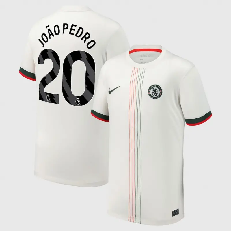 Chelsea chelsea nike auswärtsstadiontrikot 2025-26 – jugendliche mit joão pedro 20-aufdruck Trikot - Exklusive Chelsea Fußballbekleidung