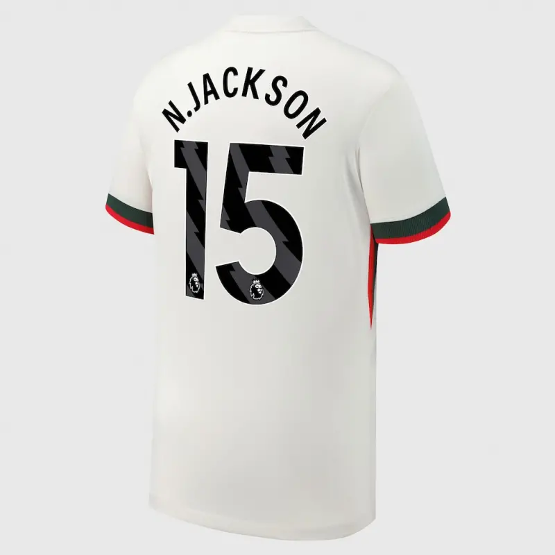 Chelsea chelsea nike auswärtsstadiontrikot 2025-26 – jugendliche mit n.jackson 15-aufdruck Trikot - Exklusive Chelsea Fußballbekleidung Chelsea chelsea nike auswärtsstadiontrikot 2025-26 – jugendliche mit n.jackson 15-aufdruck Trikot - Exklusive Chelsea Fußballbekleidung