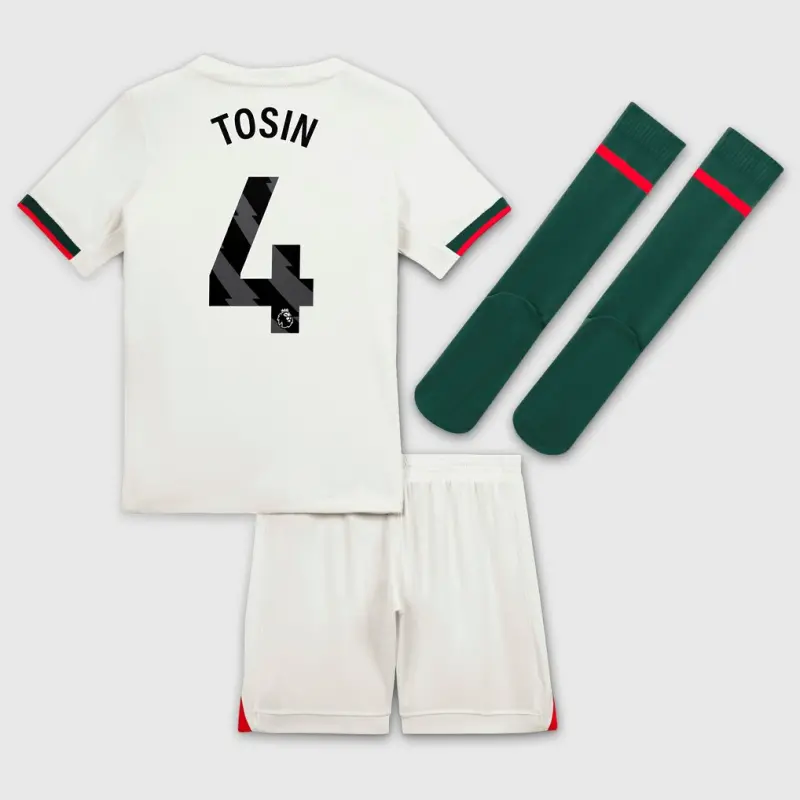 Chelsea chelsea nike away stadium minikit 2025-26 – kleine jugendliche mit tosin 4-aufdruck Trikot - Exklusive Chelsea Fußballbekleidung Chelsea chelsea nike away stadium minikit 2025-26 – kleine jugendliche mit tosin 4-aufdruck Trikot - Exklusive Chelsea Fußballbekleidung