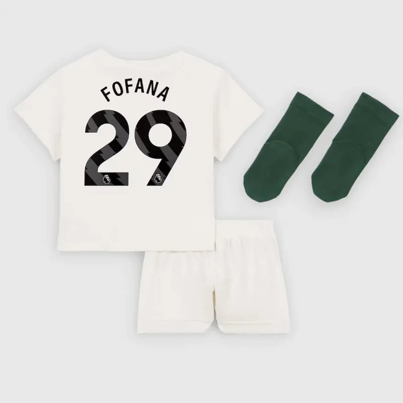 Chelsea chelsea nike away stadium minikit 2025-26 – kleinkinder mit fofana 29-aufdruck Trikot - Exklusive Chelsea Fußballbekleidung Chelsea chelsea nike away stadium minikit 2025-26 – kleinkinder mit fofana 29-aufdruck Trikot - Exklusive Chelsea Fußballbekleidung