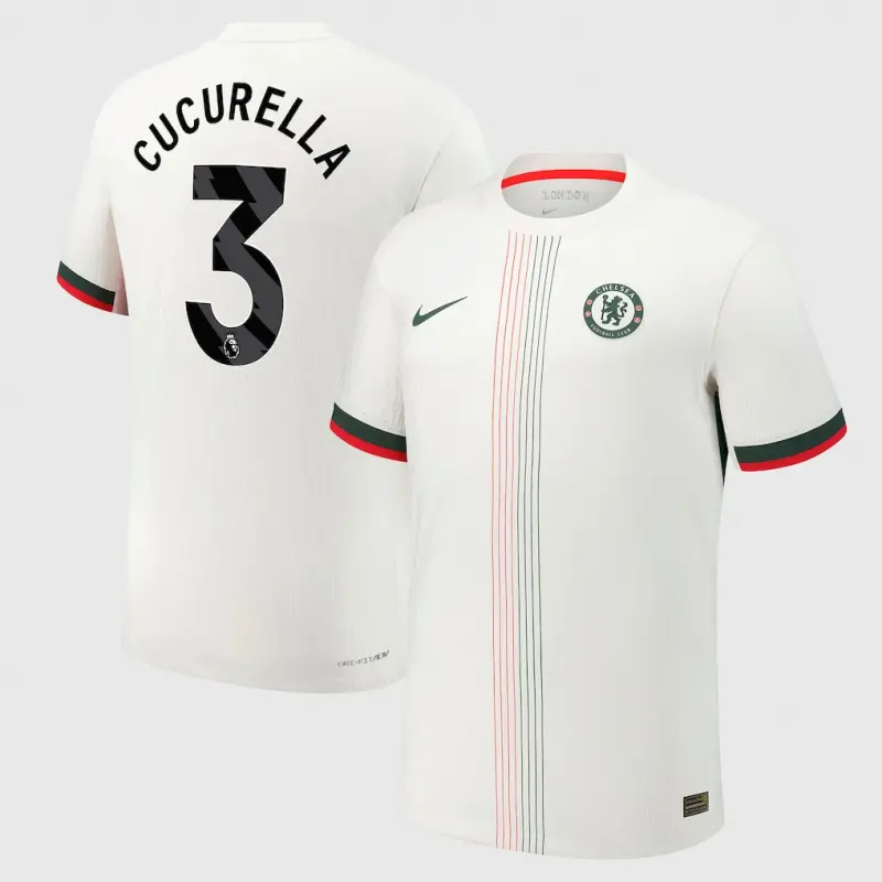Chelsea chelsea nike dri fit adv auswärtsspieltrikot 2025-26 mit cucurella 3-aufdruck Trikot - Exklusive Chelsea Fußballbekleidung