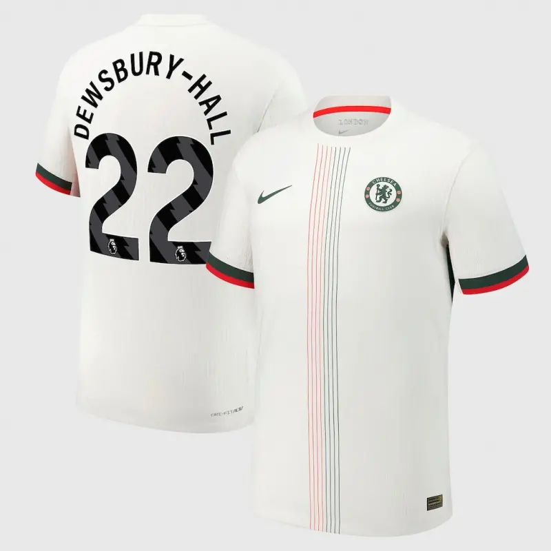 Chelsea chelsea nike dri fit adv auswärtsspieltrikot 2025-26 mit dewsbury-hall 22-aufdruck Trikot - Exklusive Chelsea Fußballbekleidung