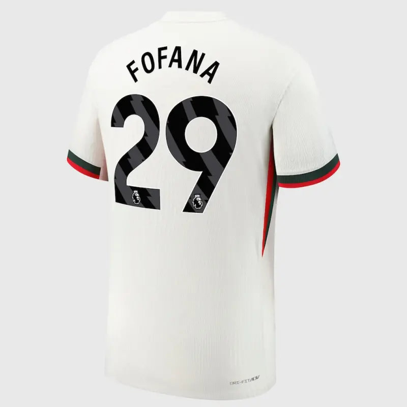 Chelsea chelsea nike dri fit adv auswärtsspieltrikot 2025-26 mit fofana 29-aufdruck Trikot - Exklusive Chelsea Fußballbekleidung Chelsea chelsea nike dri fit adv auswärtsspieltrikot 2025-26 mit fofana 29-aufdruck Trikot - Exklusive Chelsea Fußballbekleidung