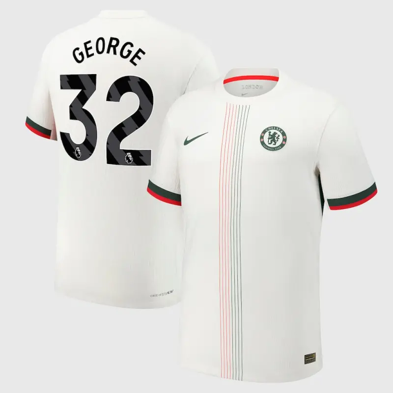 Chelsea chelsea nike dri fit adv auswärtsspieltrikot 2025-26 mit george 32-aufdruck Trikot - Exklusive Chelsea Fußballbekleidung