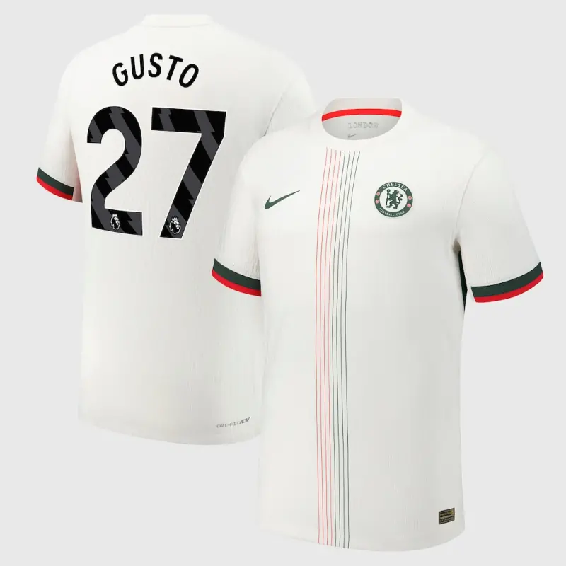 Chelsea chelsea nike dri fit adv auswärtsspieltrikot 2025-26 mit gusto 27-aufdruck Trikot - Exklusive Chelsea Fußballbekleidung