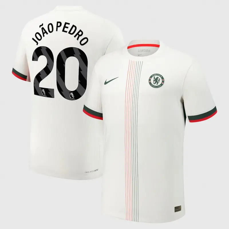 Chelsea chelsea nike dri fit adv auswärtsspieltrikot 2025-26 mit joão pedro 20-aufdruck Trikot - Exklusive Chelsea Fußballbekleidung