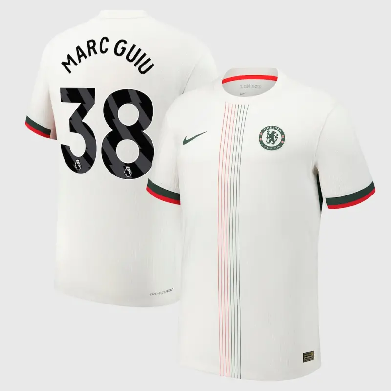 Chelsea chelsea nike dri fit adv auswärtsspieltrikot 2025-26 mit marc guiu 38-aufdruck Trikot - Exklusive Chelsea Fußballbekleidung
