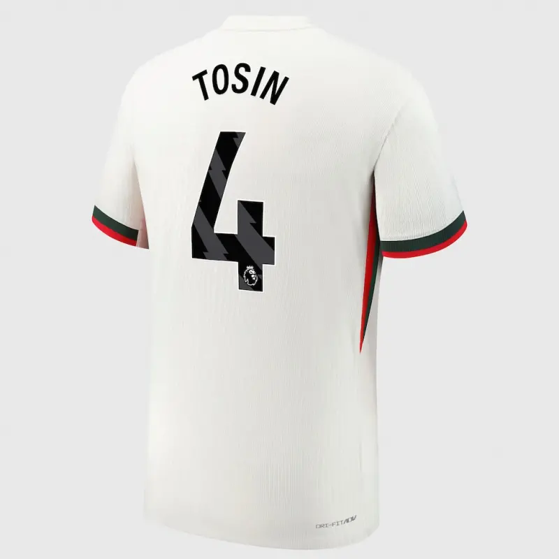 Chelsea chelsea nike dri fit adv auswärtsspieltrikot 2025-26 mit tosin 4-aufdruck Trikot - Exklusive Chelsea Fußballbekleidung Chelsea chelsea nike dri fit adv auswärtsspieltrikot 2025-26 mit tosin 4-aufdruck Trikot - Exklusive Chelsea Fußballbekleidung