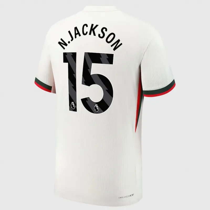 Chelsea chelsea nike dri fit adv auswärtstrikot 2025-26 mit n.jackson 15 aufdruck Trikot - Exklusive Chelsea Fußballbekleidung Chelsea chelsea nike dri fit adv auswärtstrikot 2025-26 mit n.jackson 15 aufdruck Trikot - Exklusive Chelsea Fußballbekleidung